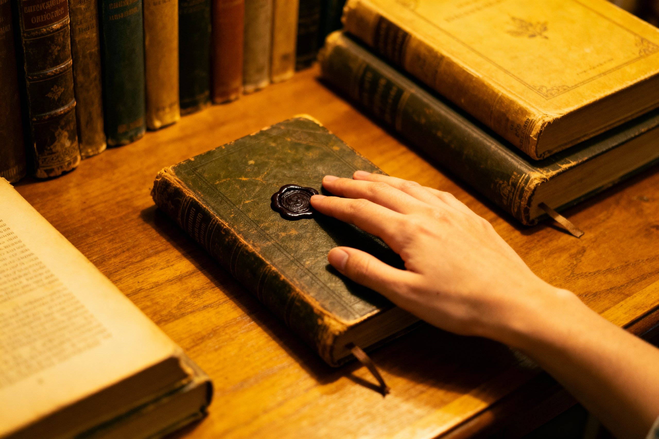 how cover antique books