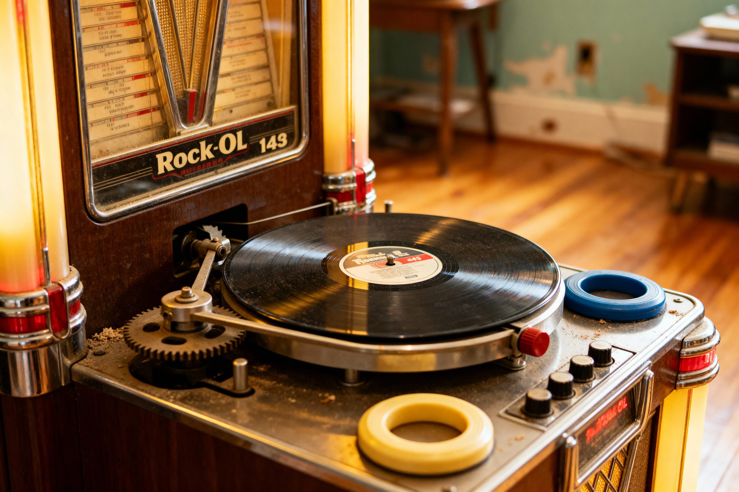 rock ola 1422 converted to 45rpm