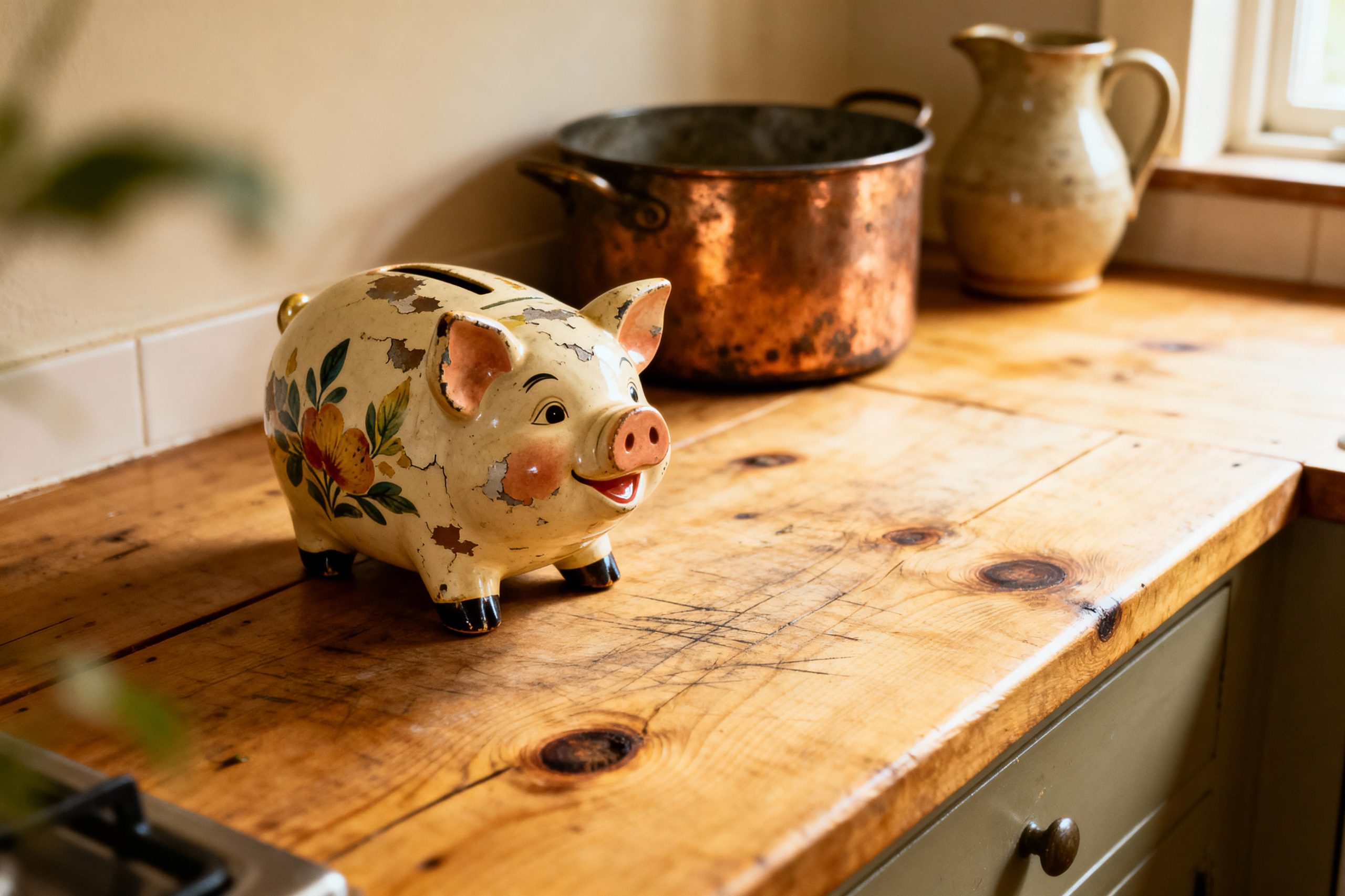 vintage pig cookie jar