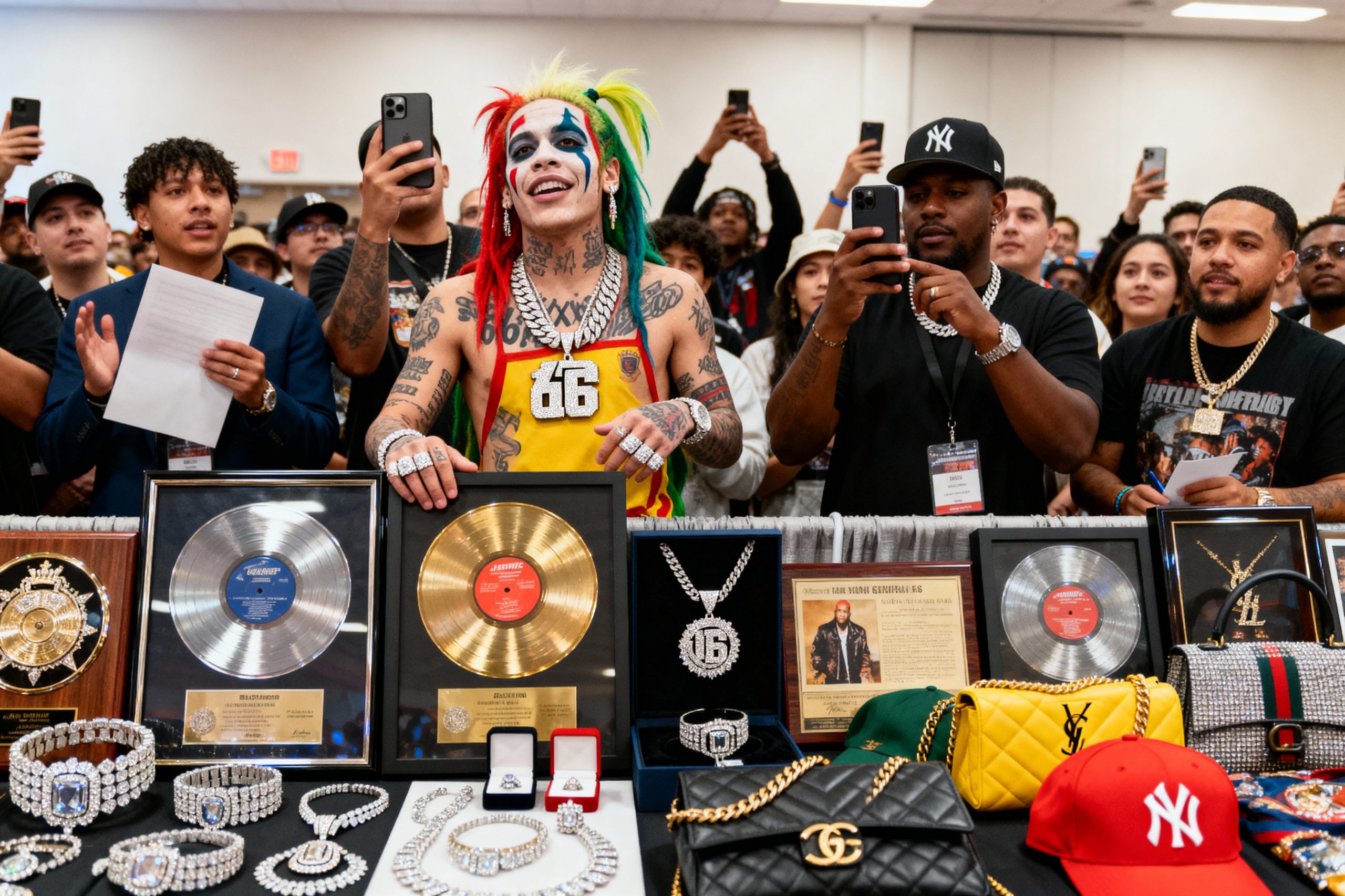 6ix9ine auction
