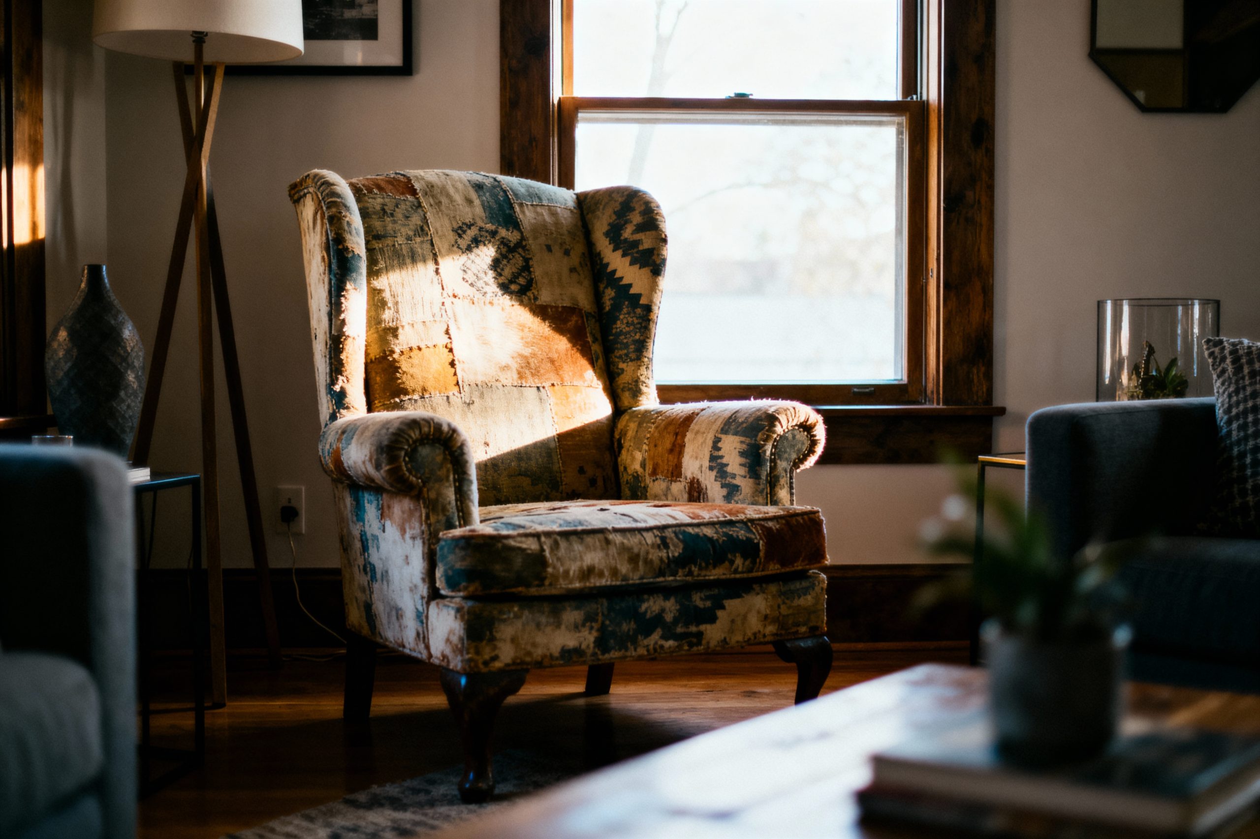 vintage accent chair