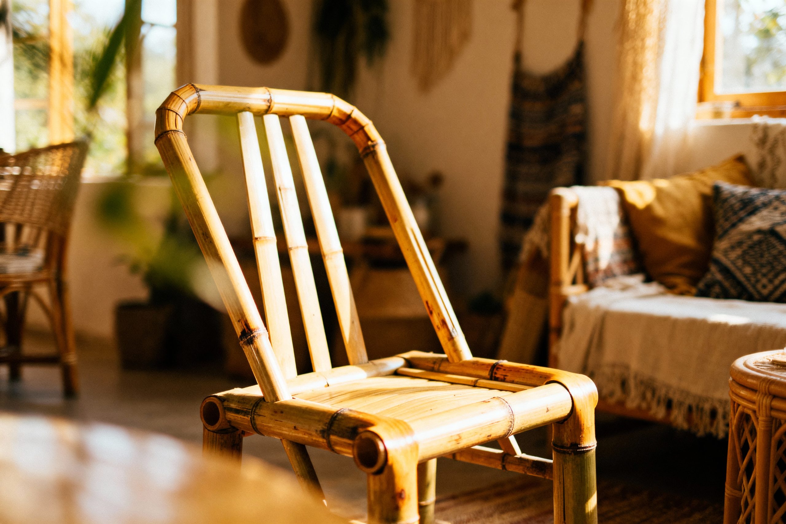 bamboo armchair