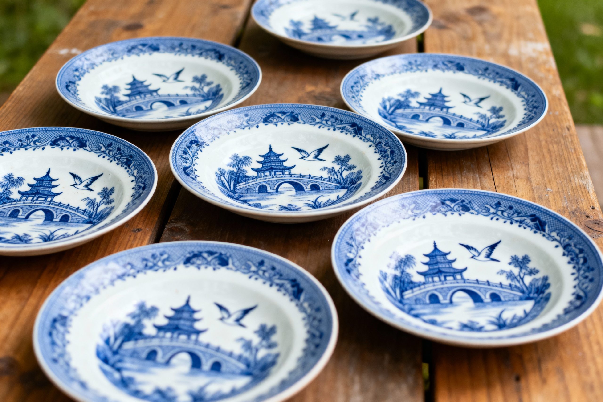 blue willow dishes