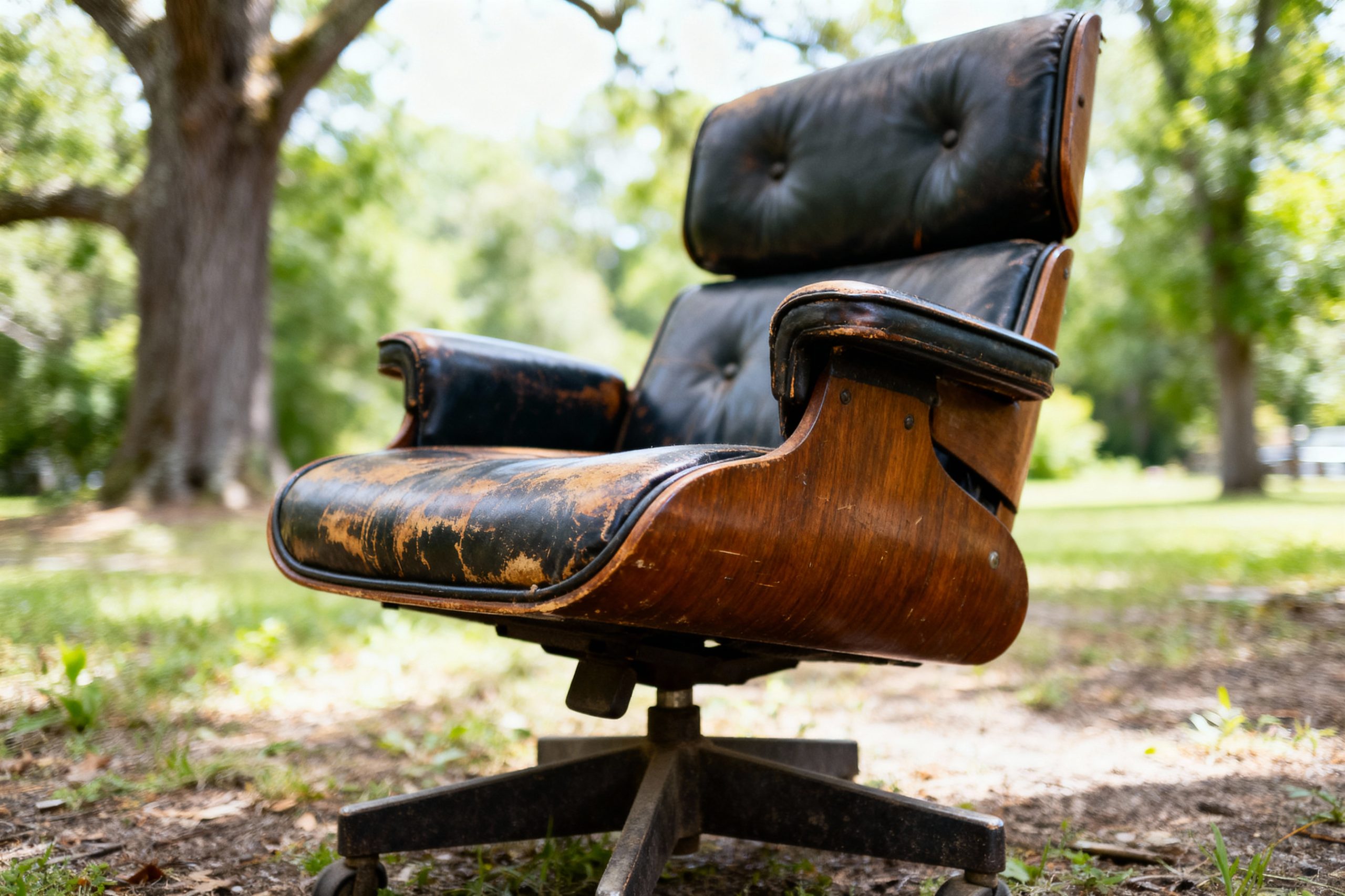 antique office chair
