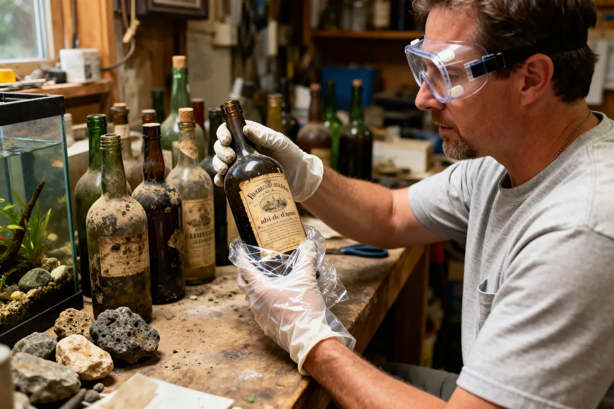 How to Clean Antique Bottles: Simple Tips to Restore Shine