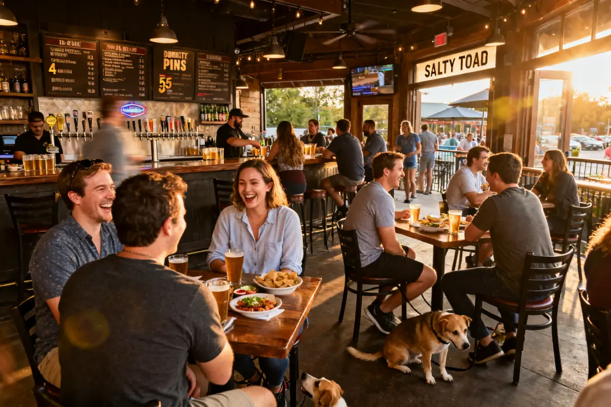 Salty Toad: Your Go-To Bar &amp; Grill in Waukesha